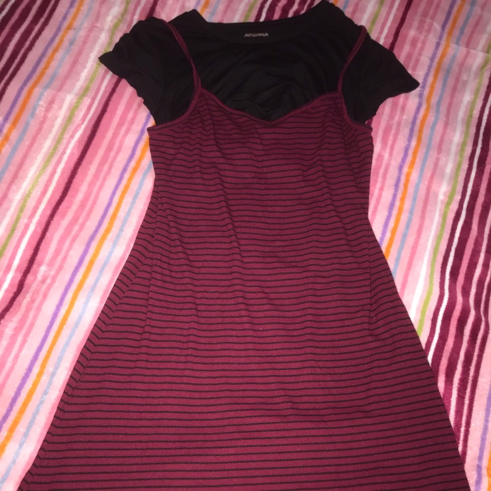Striped Shirt Dress